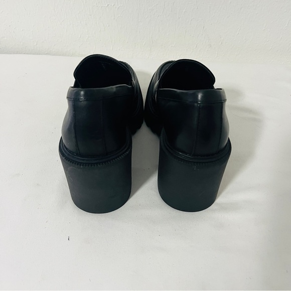 Aldo Women’s Size 6 MIA Dalilah Platform Lug Soles Loafers Black NIB Gothcore - Picture 5 of 9